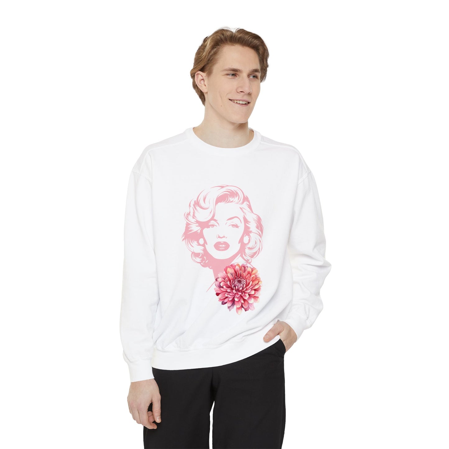 Marilyn Unisex Garment-Dyed Sweatshirt