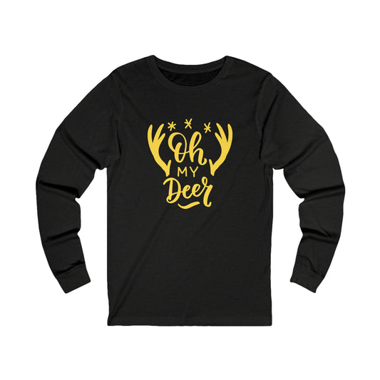 Oh My Deer Unisex Jersey Long Sleeve Tee