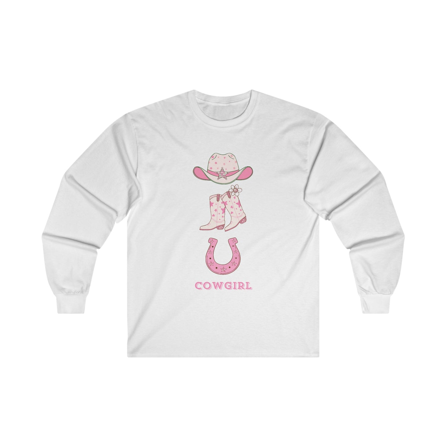 Cowgirl Pink Unisex Ultra Cotton Long Sleeve Tee