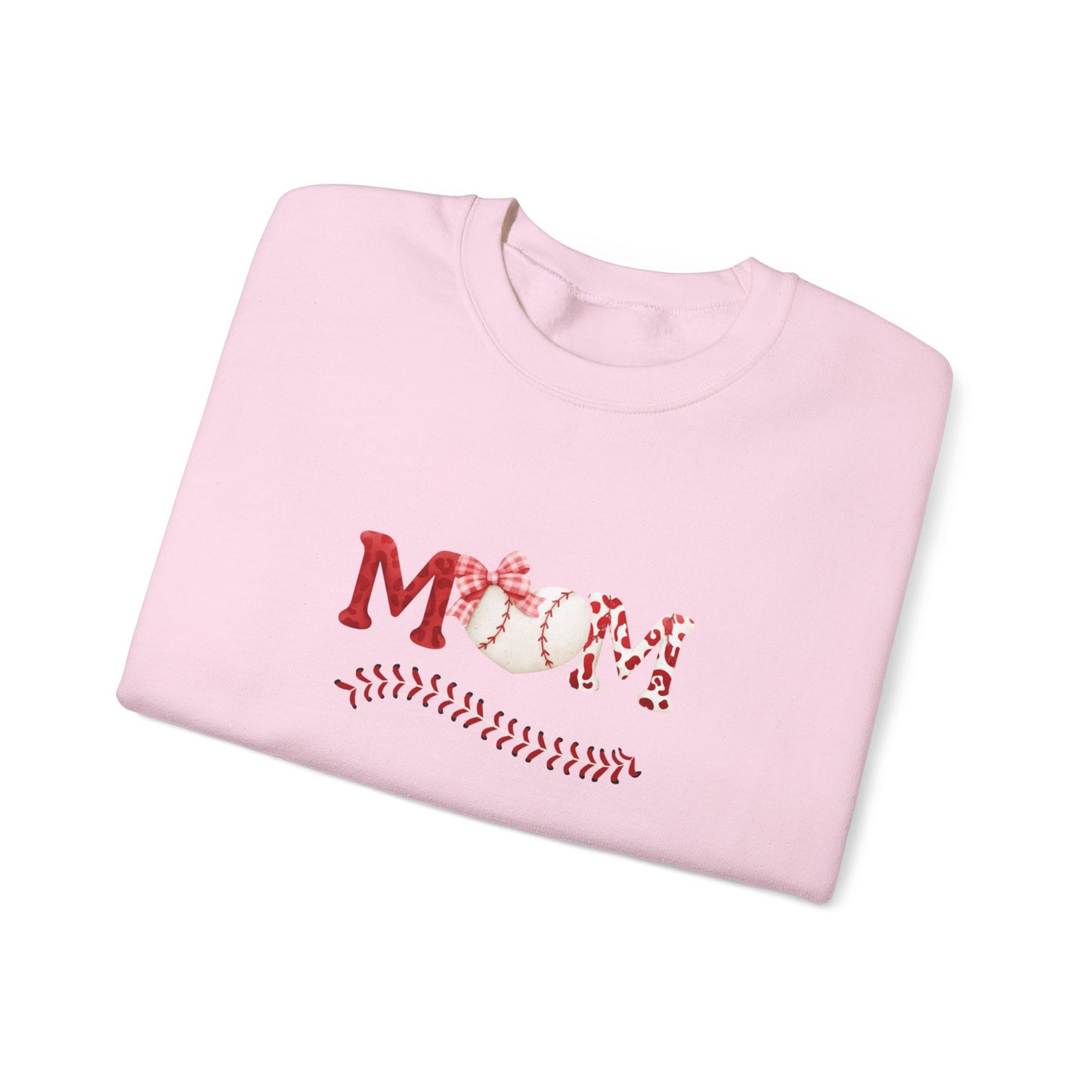 Mom Love Baseball Unisex Heavy Blend™ Crewneck Sweatshirt