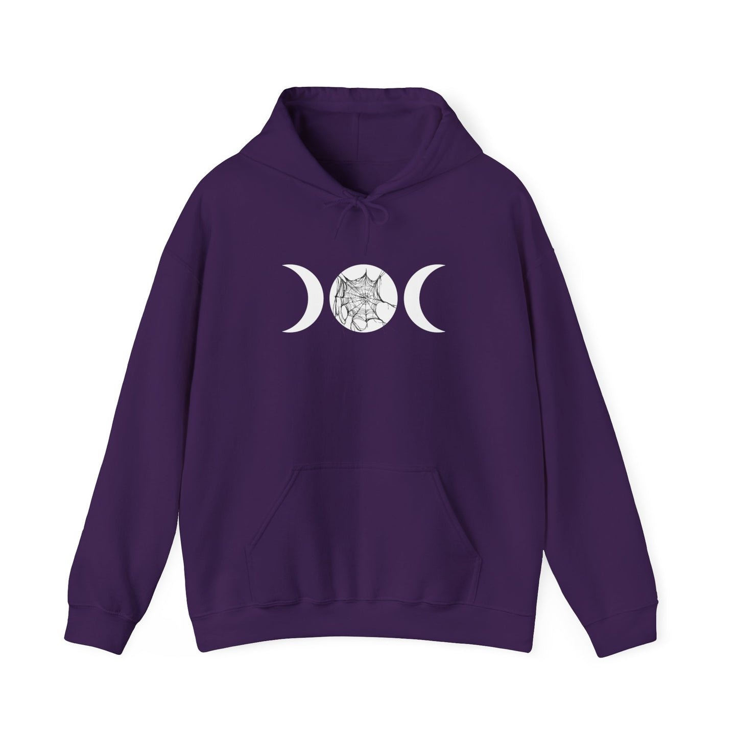 Triple Moon Web Unisex Heavy Blend™ Hooded Sweatshirt