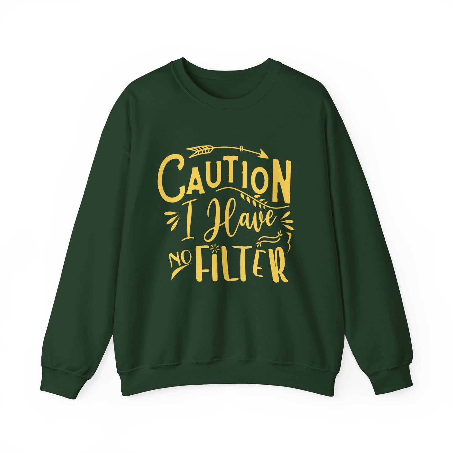 No Filter! Unisex Heavy Blend™ Crewneck Sweatshirt