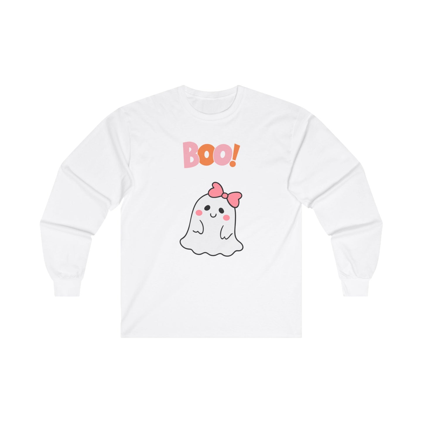 Pink Boo Unisex Ultra Cotton Long Sleeve Tee