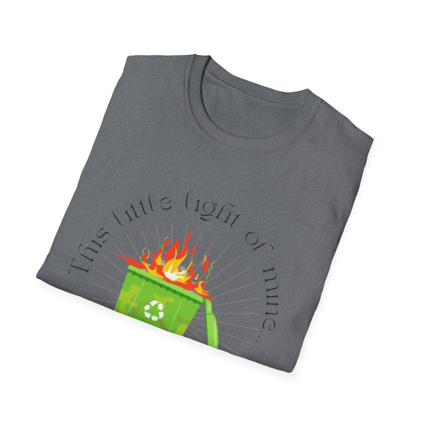 Dumpster Fire Unisex Softstyle T-Shirt