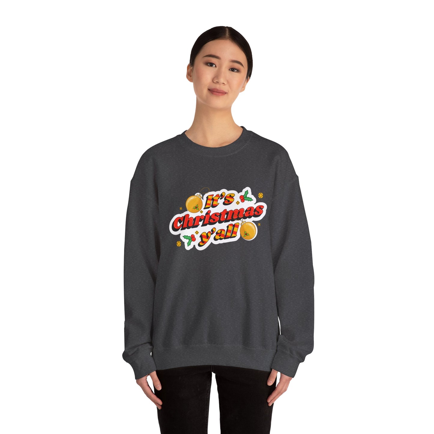 Christmas Ya’ll Unisex Heavy Blend™ Crewneck Sweatshirt