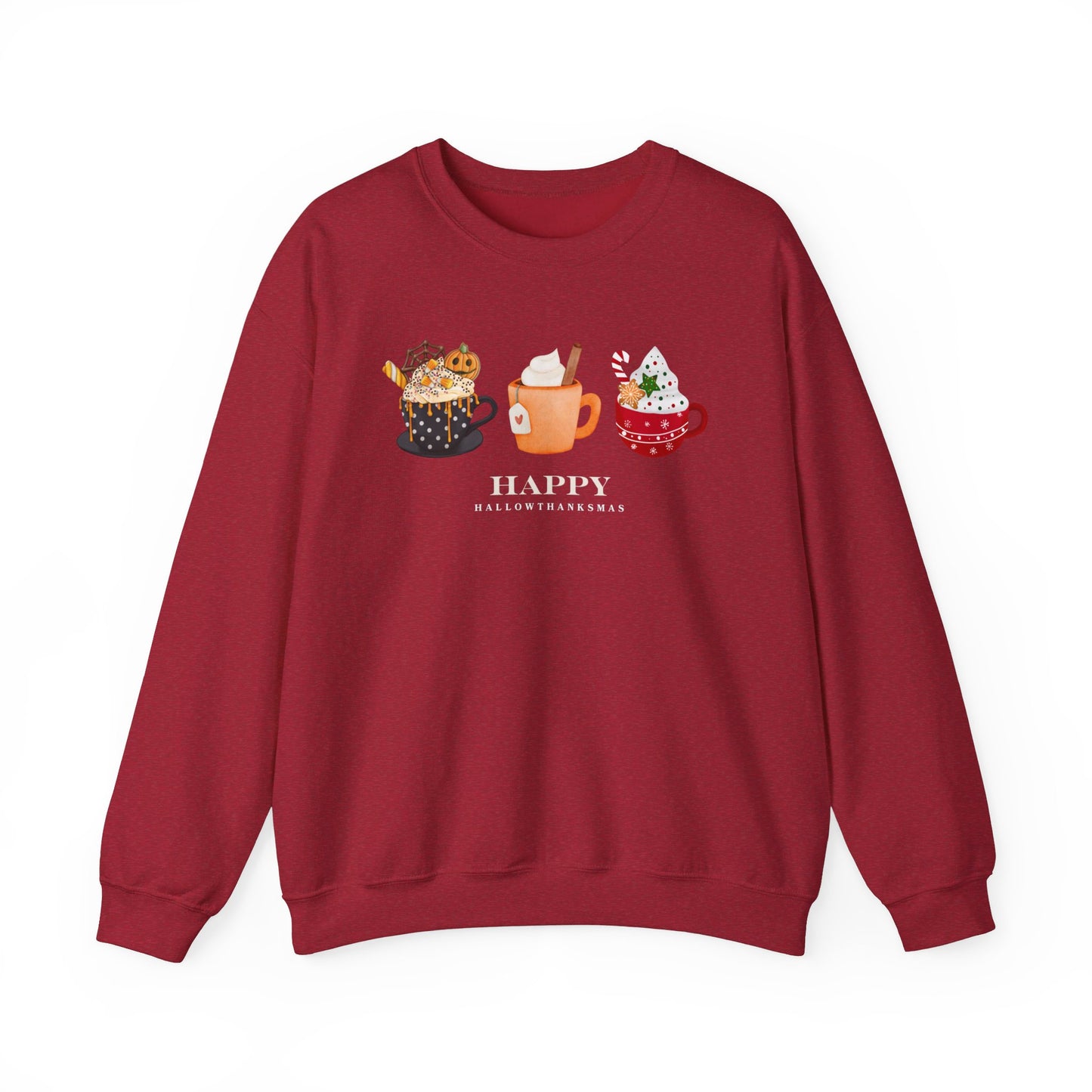 Hallowthanksmas Coffee Unisex Heavy Blend™ Crewneck Sweatshirt