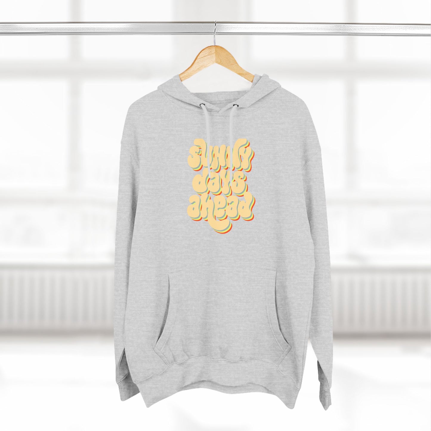 Sunny Days Three-Panel Fleece Hoodie