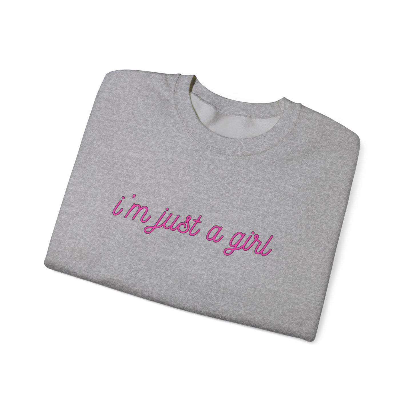 Just a Girl Unisex Heavy Blend™ Crewneck Sweatshirt