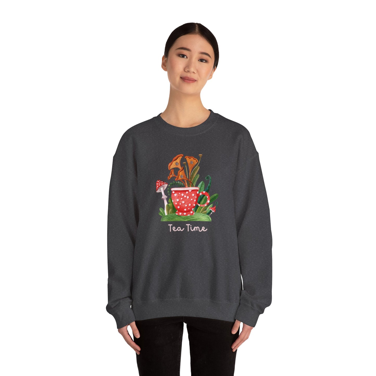 Tea Time Unisex Heavy Blend™ Crewneck Sweatshirt