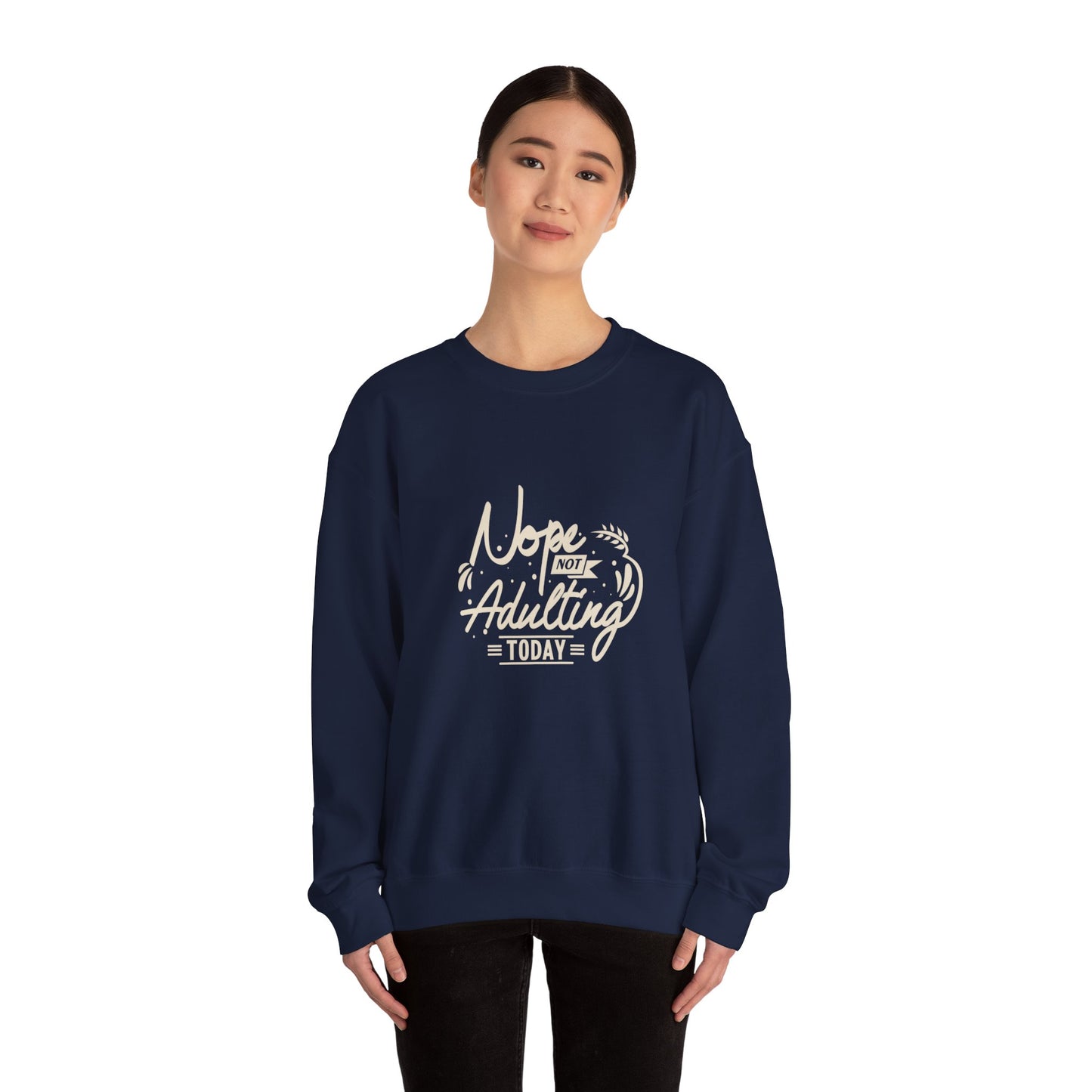 Not Adulting Unisex Heavy Blend™ Crewneck Sweatshirt