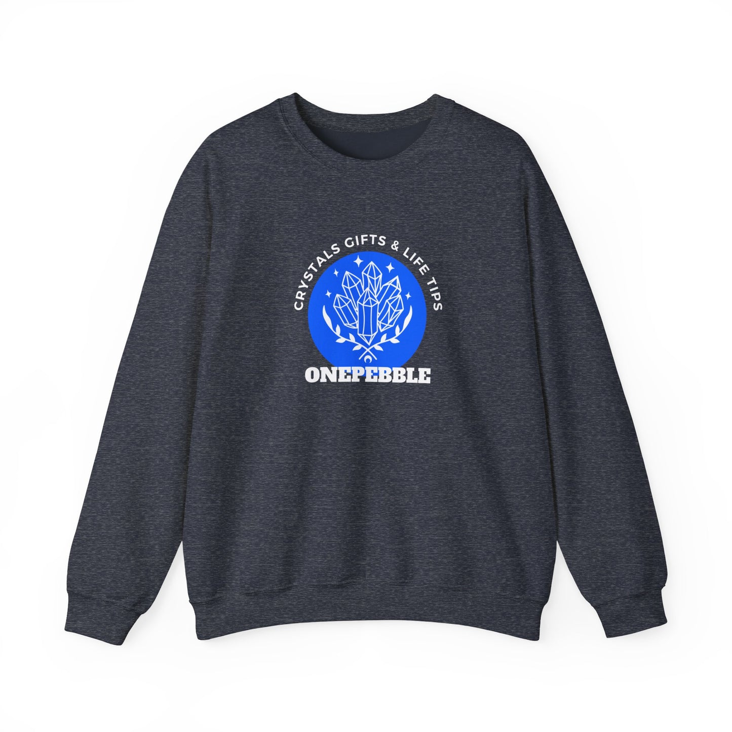 One Pebble Logostyle Unisex Heavy Blend™ Crewneck Sweatshirt