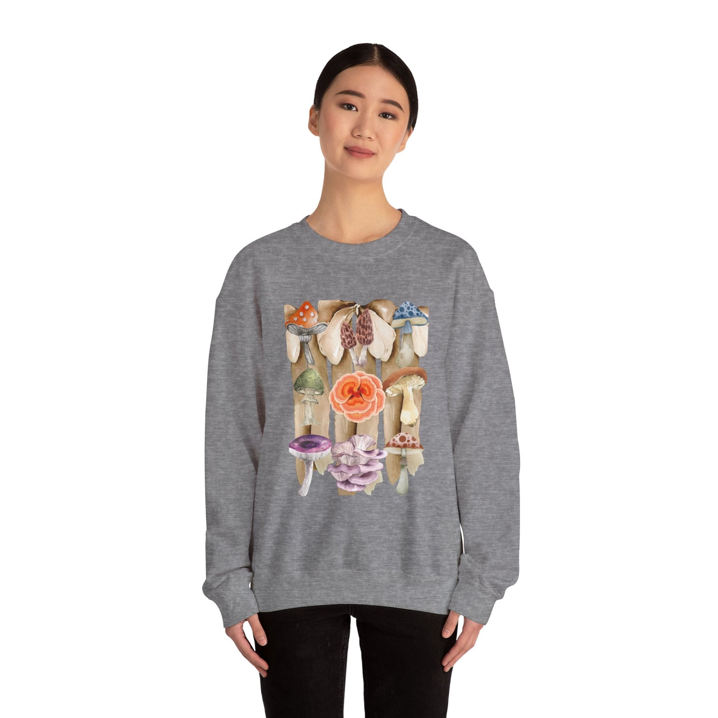 Mushroom Unisex Heavy Blend™ Crewneck Sweatshirt