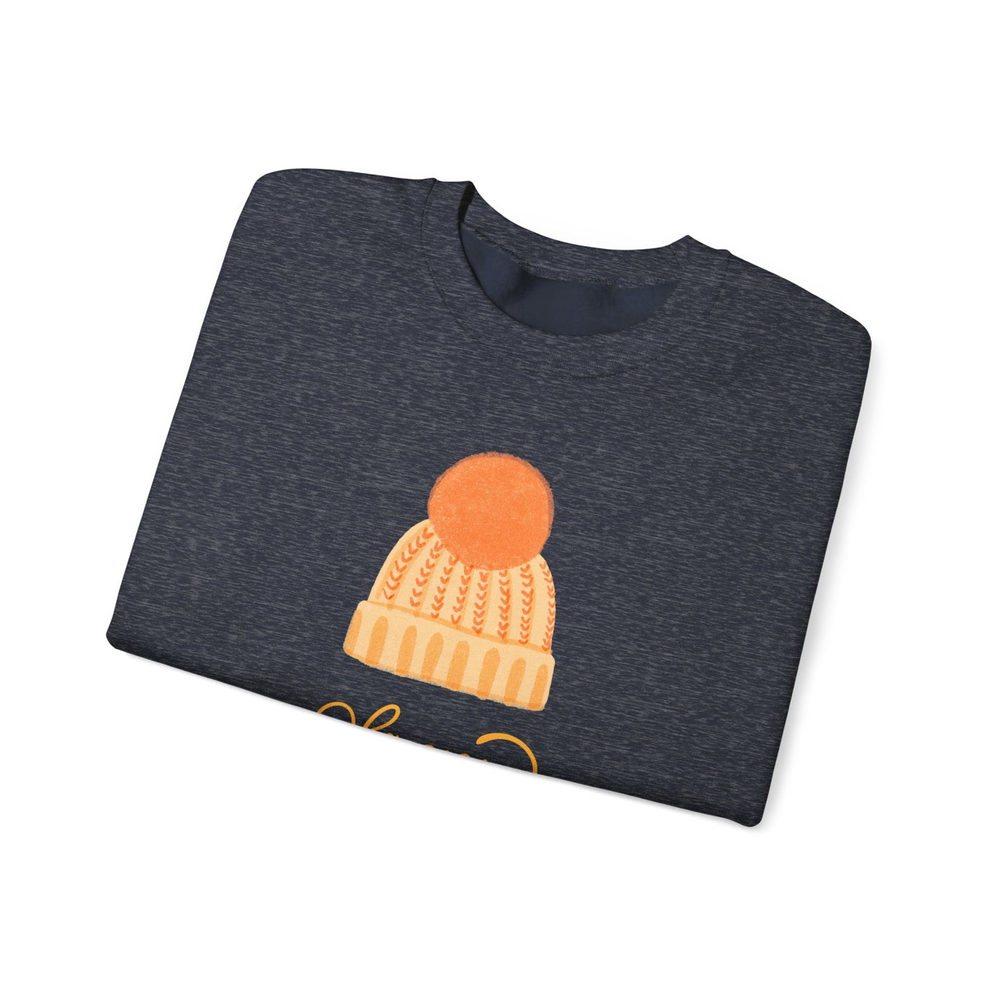 TG Puff Ball Hat Unisex Heavy Blend™ Crewneck Sweatshirt