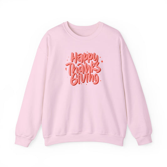 Happy Thanks Unisex Heavy Blend™ Crewneck Sweatshirt