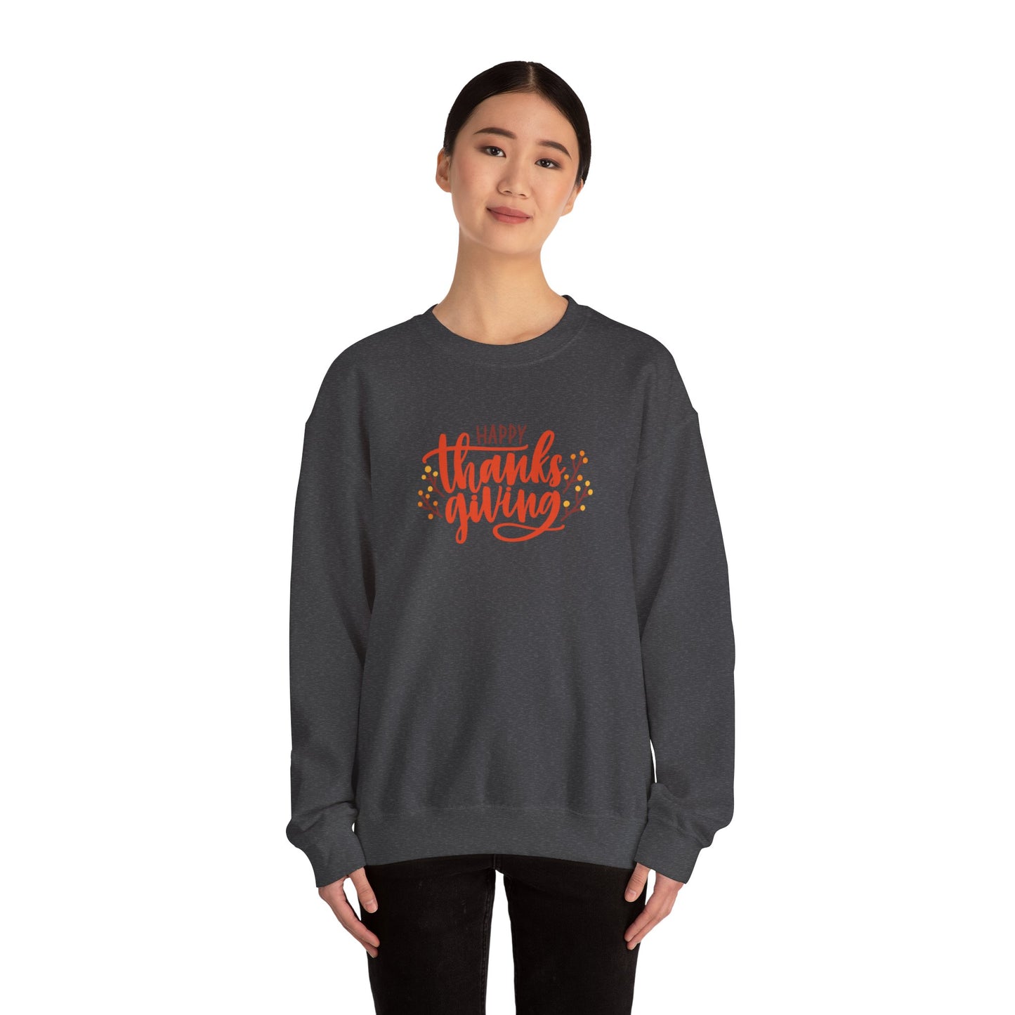 Happy T Unisex Heavy Blend™ Crewneck Sweatshirt