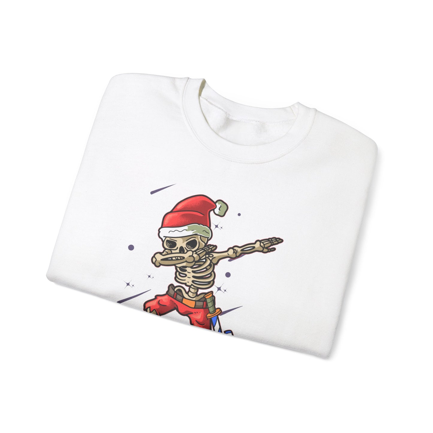 Skelly Dabbin Santa Unisex Heavy Blend™ Crewneck Sweatshirt