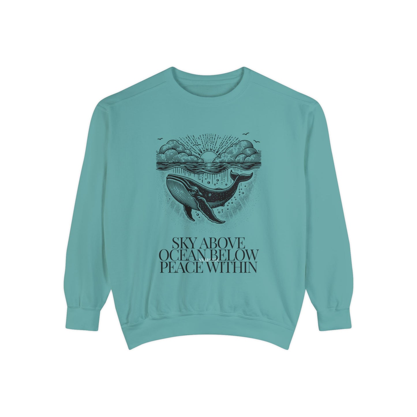 Sky Above Unisex Garment-Dyed Sweatshirt