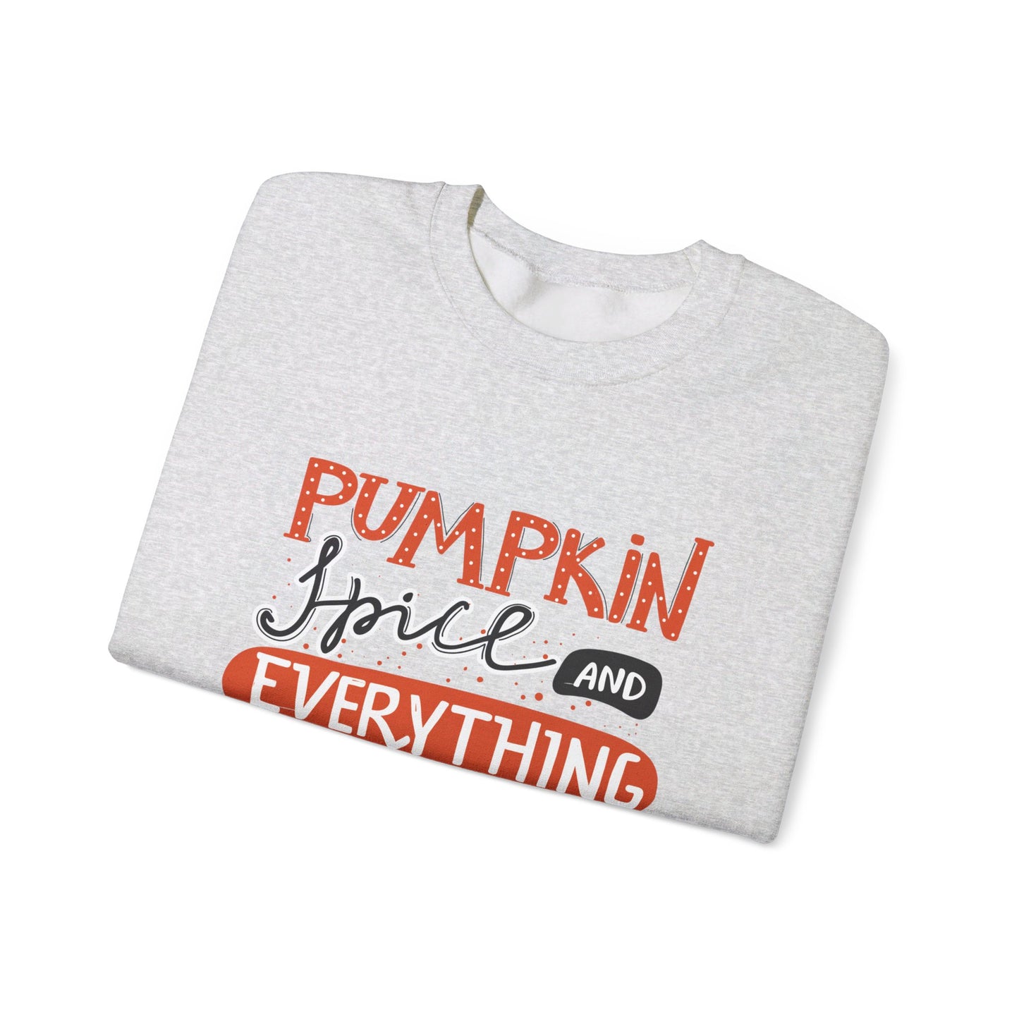 Pumpkin Spice & Everything Nice Unisex Heavy Blend™ Crewneck Sweatshirt