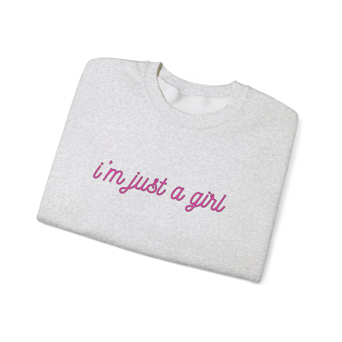 Just a Girl Unisex Heavy Blend™ Crewneck Sweatshirt