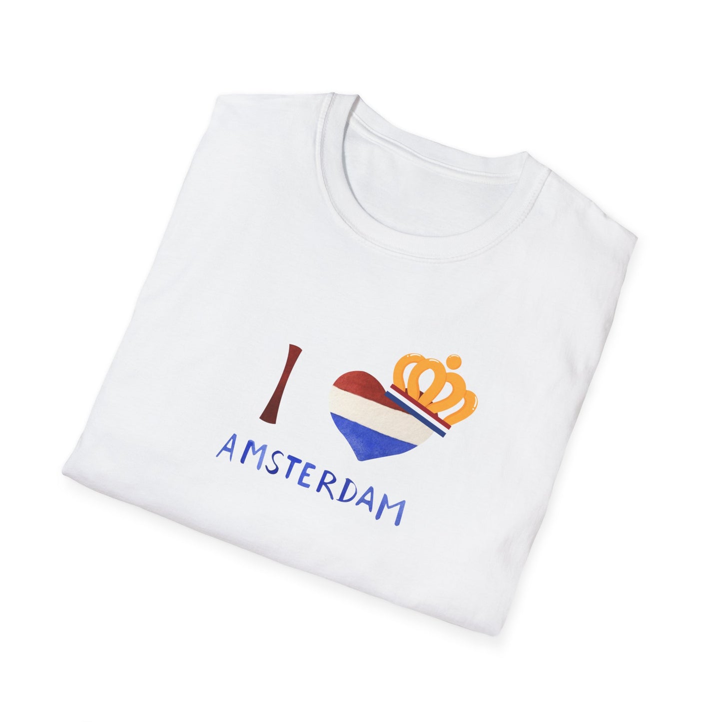 I Heart Amsterdam Unisex Softstyle T-Shirt