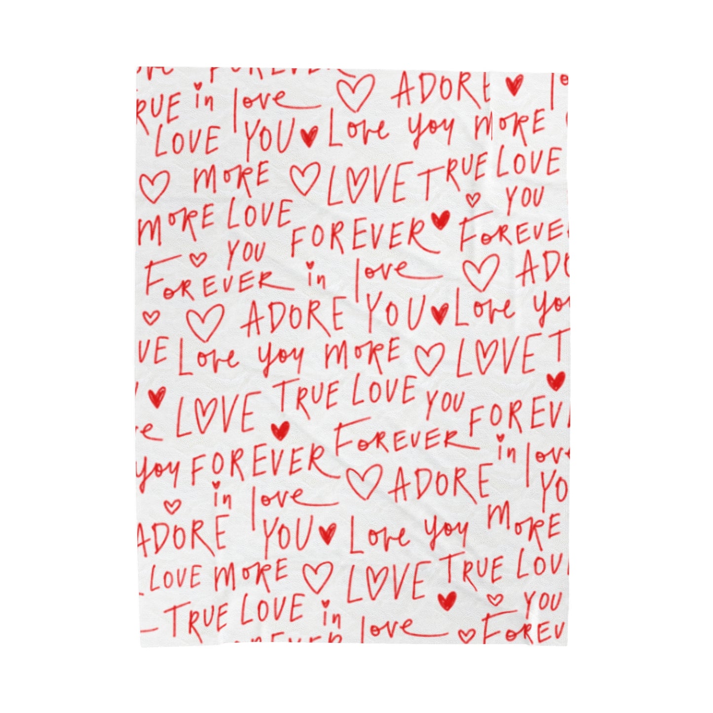 Adore You Valentine Plush Blanket