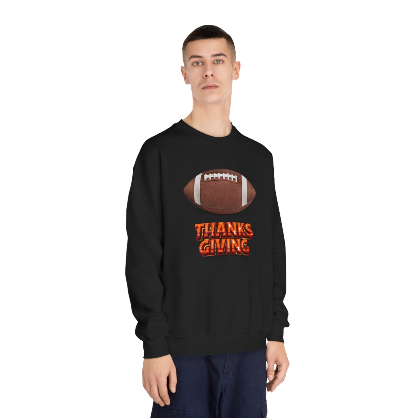 Football Thanksgiving Unisex DryBlend® Crewneck Sweatshirt