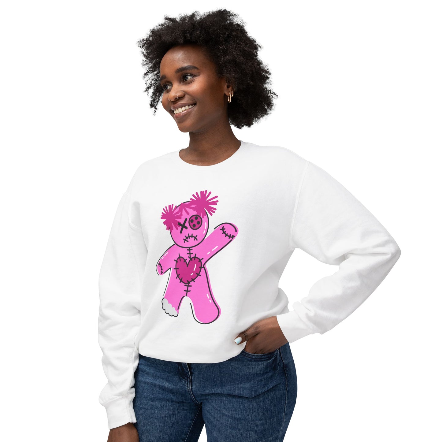 Susie Voodoo Unisex Lightweight Crewneck Sweatshirt