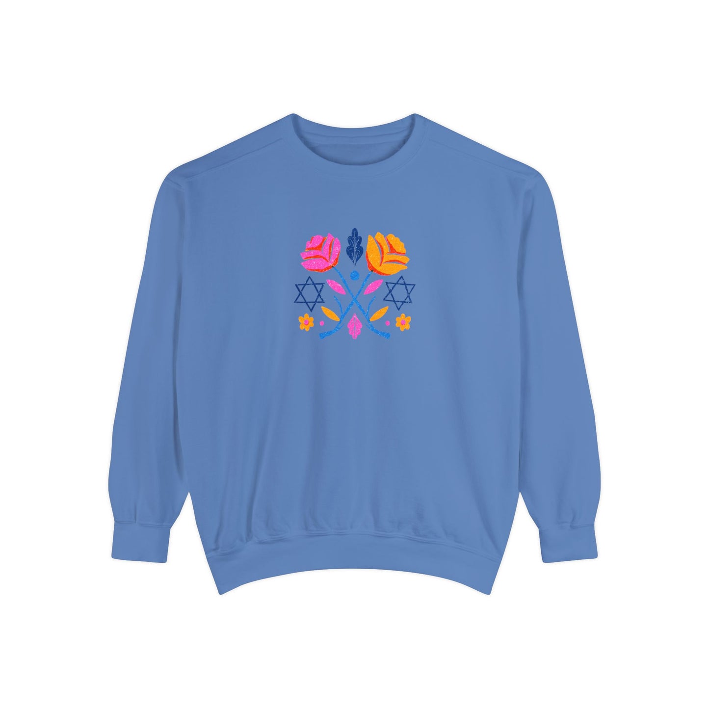 Hanukkah Unisex Garment-Dyed Sweatshirt