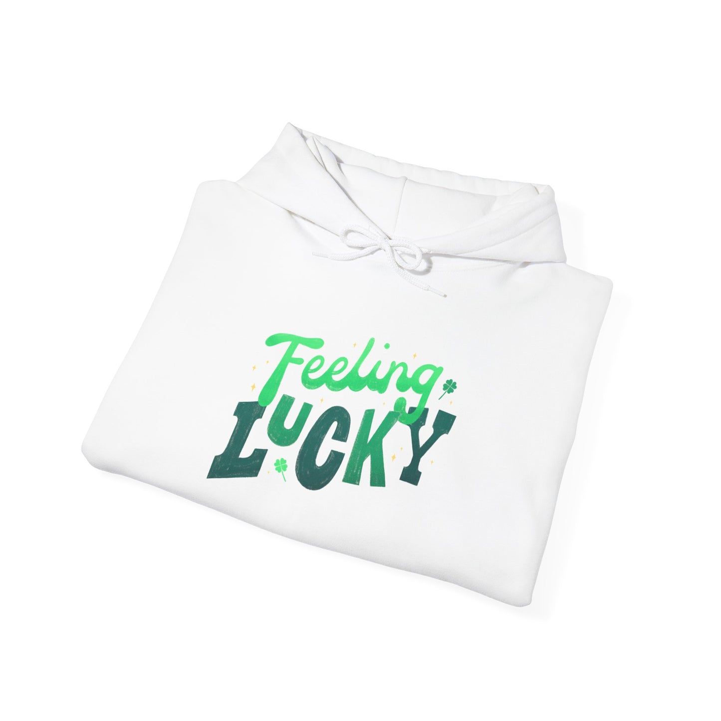 Feeling Lucky St Patrick’s Day Unisex Heavy Blend™ Hooded Sweatshirt