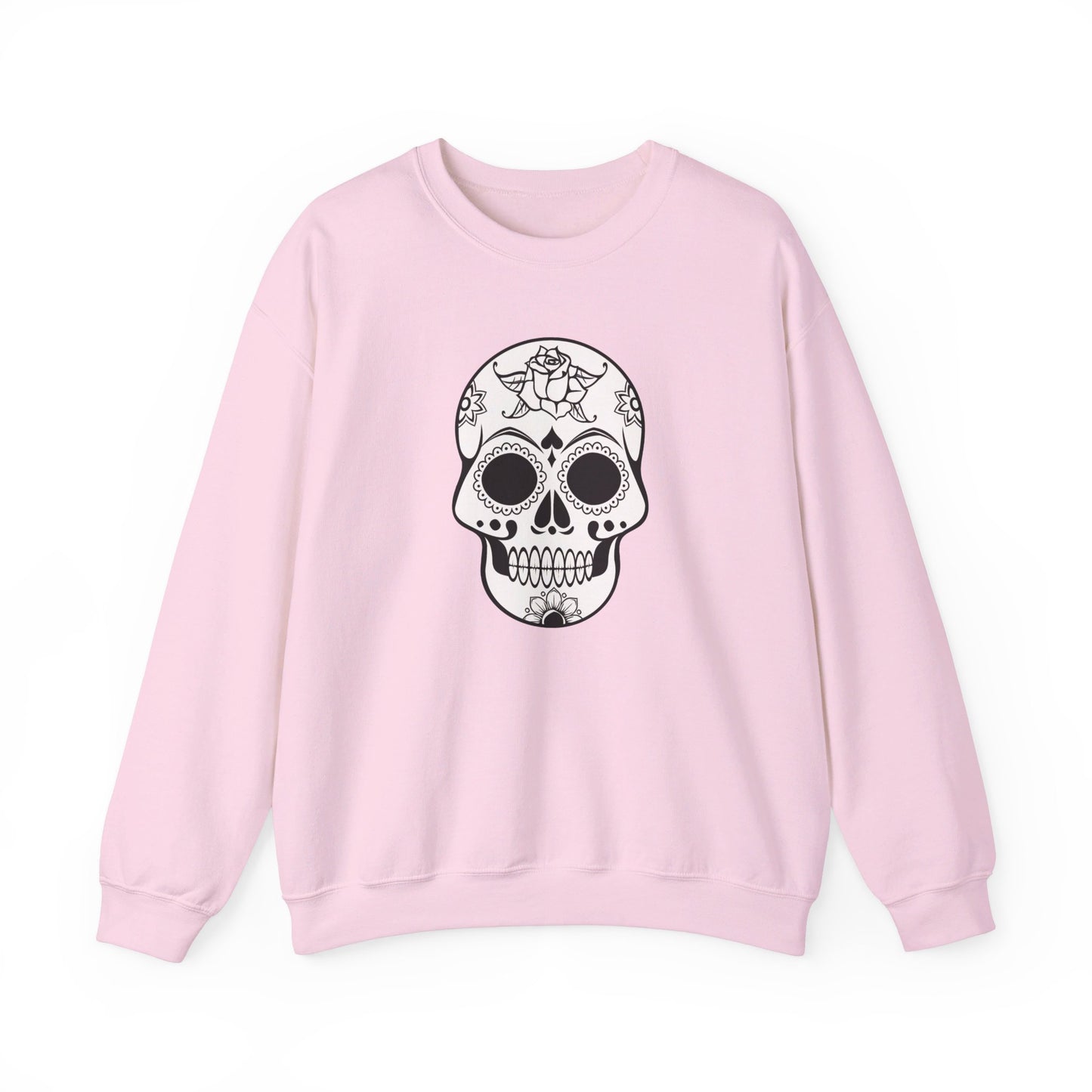 BW Skull Unisex Heavy Blend™ Crewneck Sweatshirt