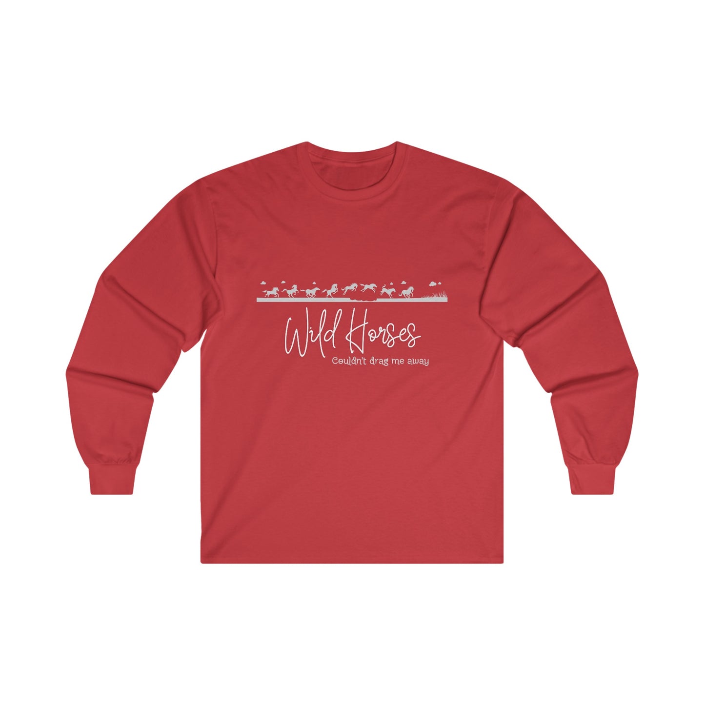 Wild Horses Horizon Unisex Ultra Cotton Long Sleeve Tee