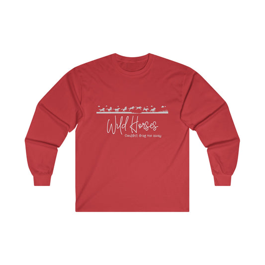 Wild Horses Horizon Unisex Ultra Cotton Long Sleeve Tee