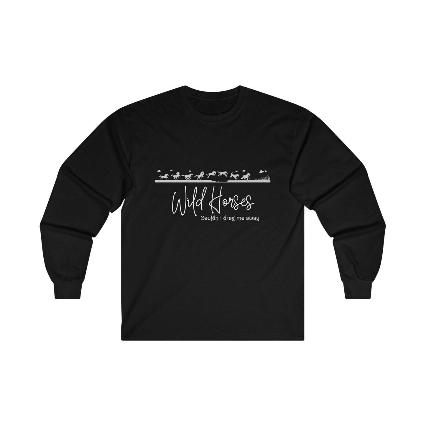 Wild Horses Horizon Unisex Ultra Cotton Long Sleeve Tee