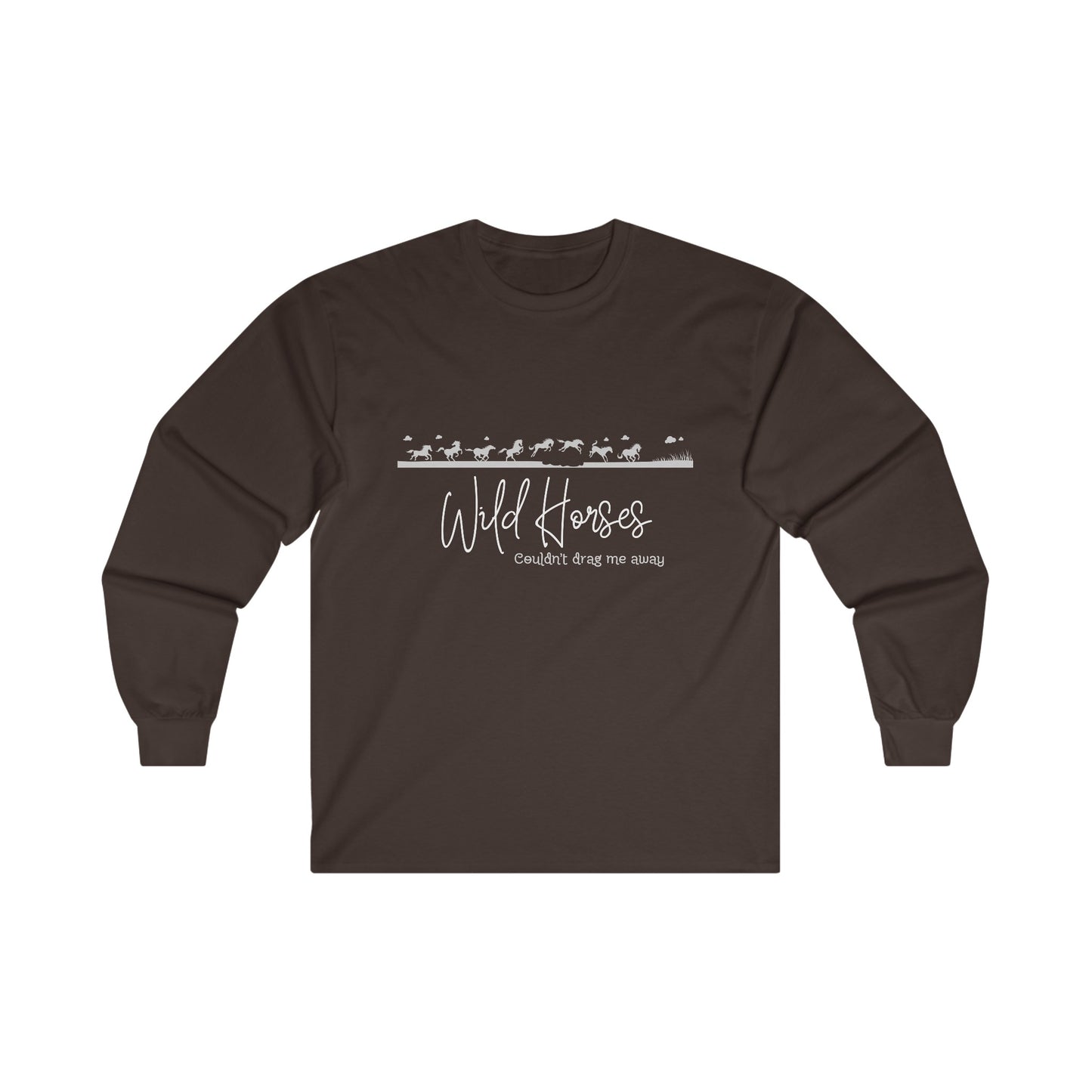 Wild Horses Horizon Unisex Ultra Cotton Long Sleeve Tee