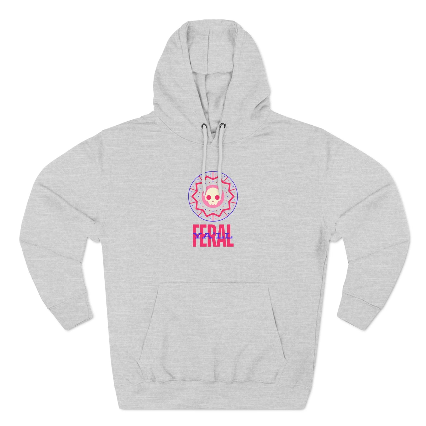 Feral Three-Panel Fleece Hoodie