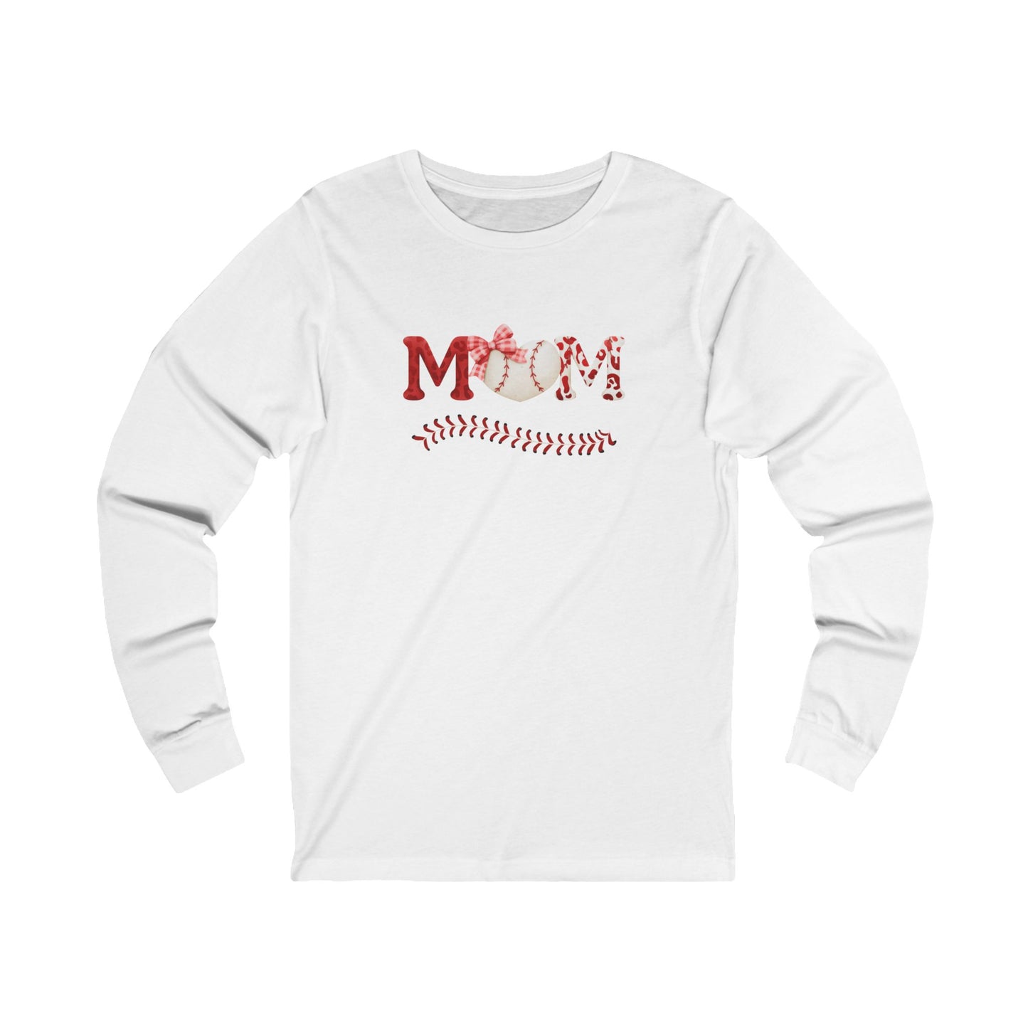 MOM Baseball Unisex Jersey Long Sleeve Tee