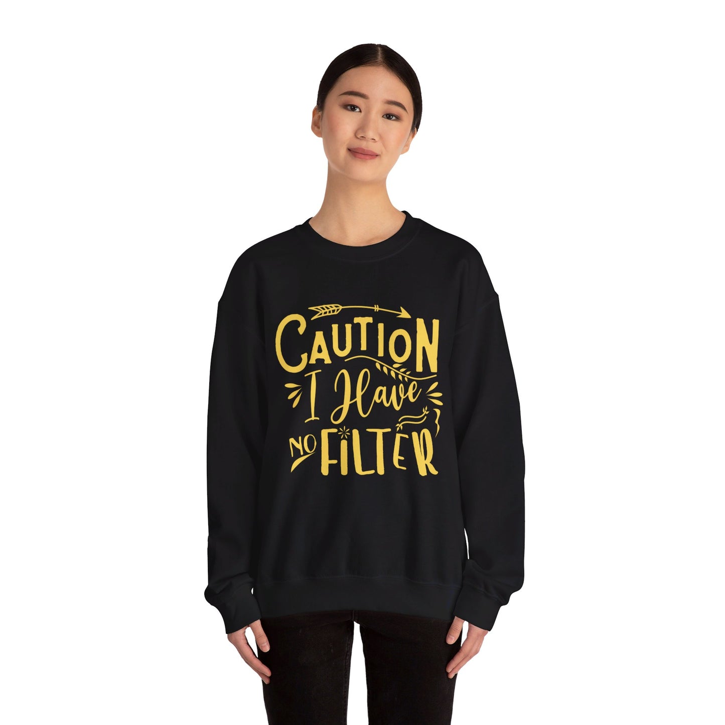 No Filter! Unisex Heavy Blend™ Crewneck Sweatshirt