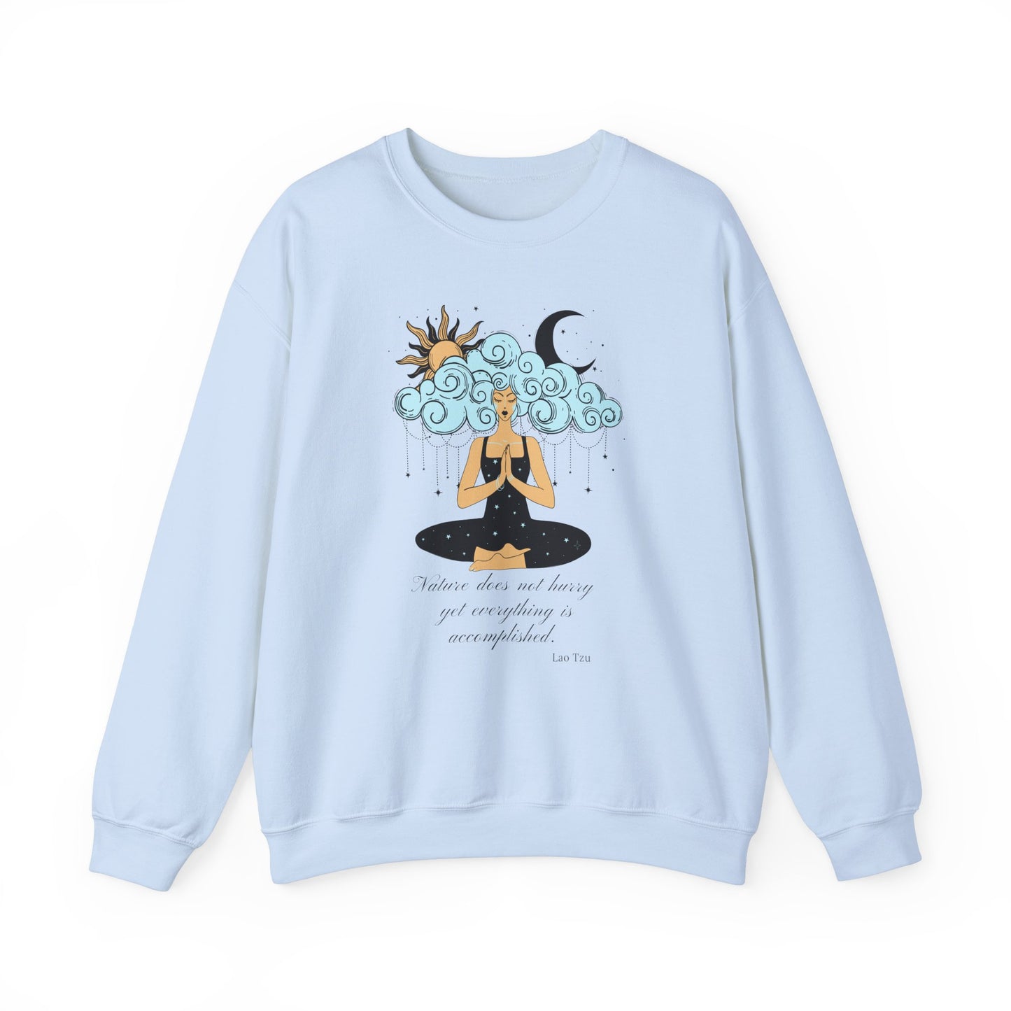 Nature Does Not Hurry Unisex Heavy Blend™ Crewneck Sweatshirt