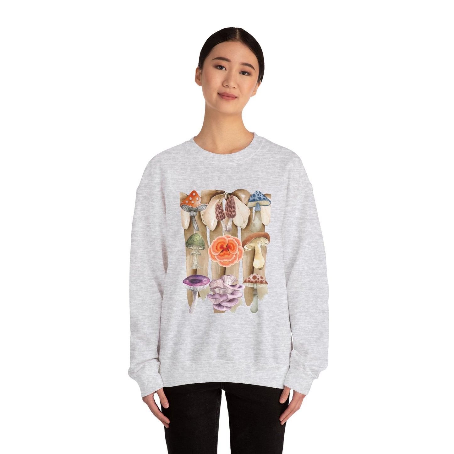 Mushroom Unisex Heavy Blend™ Crewneck Sweatshirt