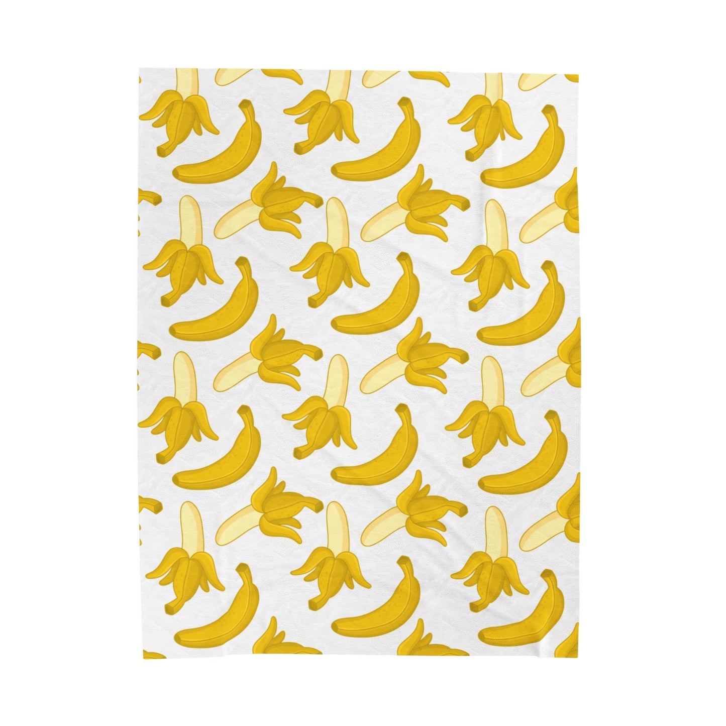 Bananas Velveteen Plush Blanket