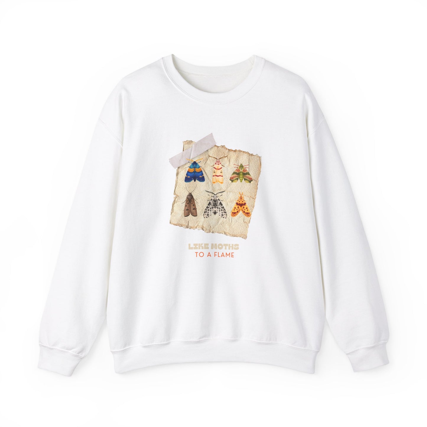 Moths to a Flame Unisex Heavy Blend™ Crewneck Sweatshirt