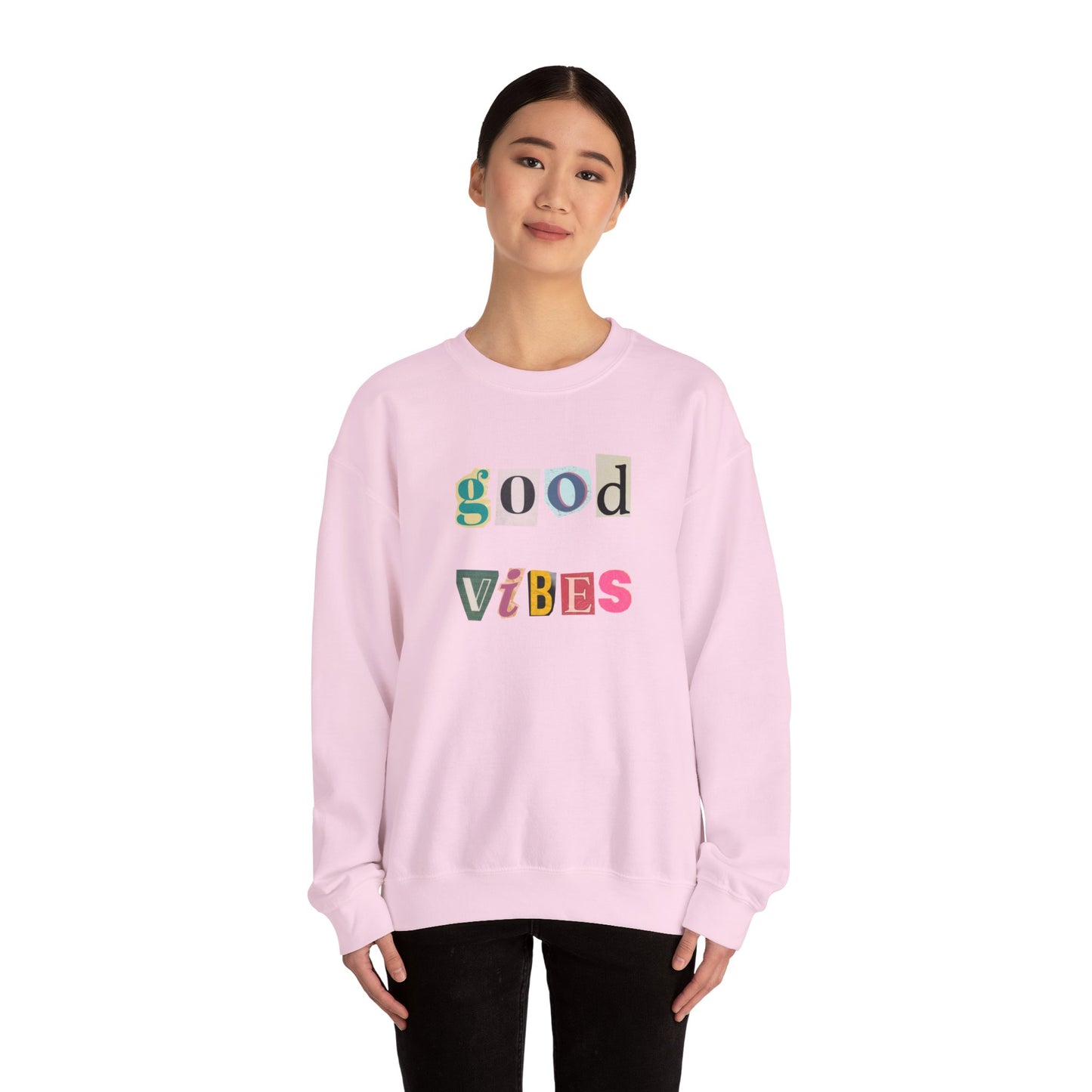 Good Vibes Unisex Heavy Blend™ Crewneck Sweatshirt