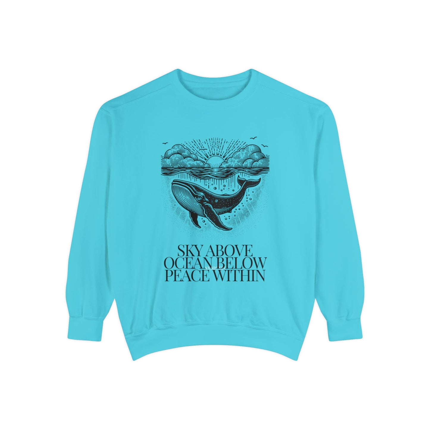 Sky Above Unisex Garment-Dyed Sweatshirt