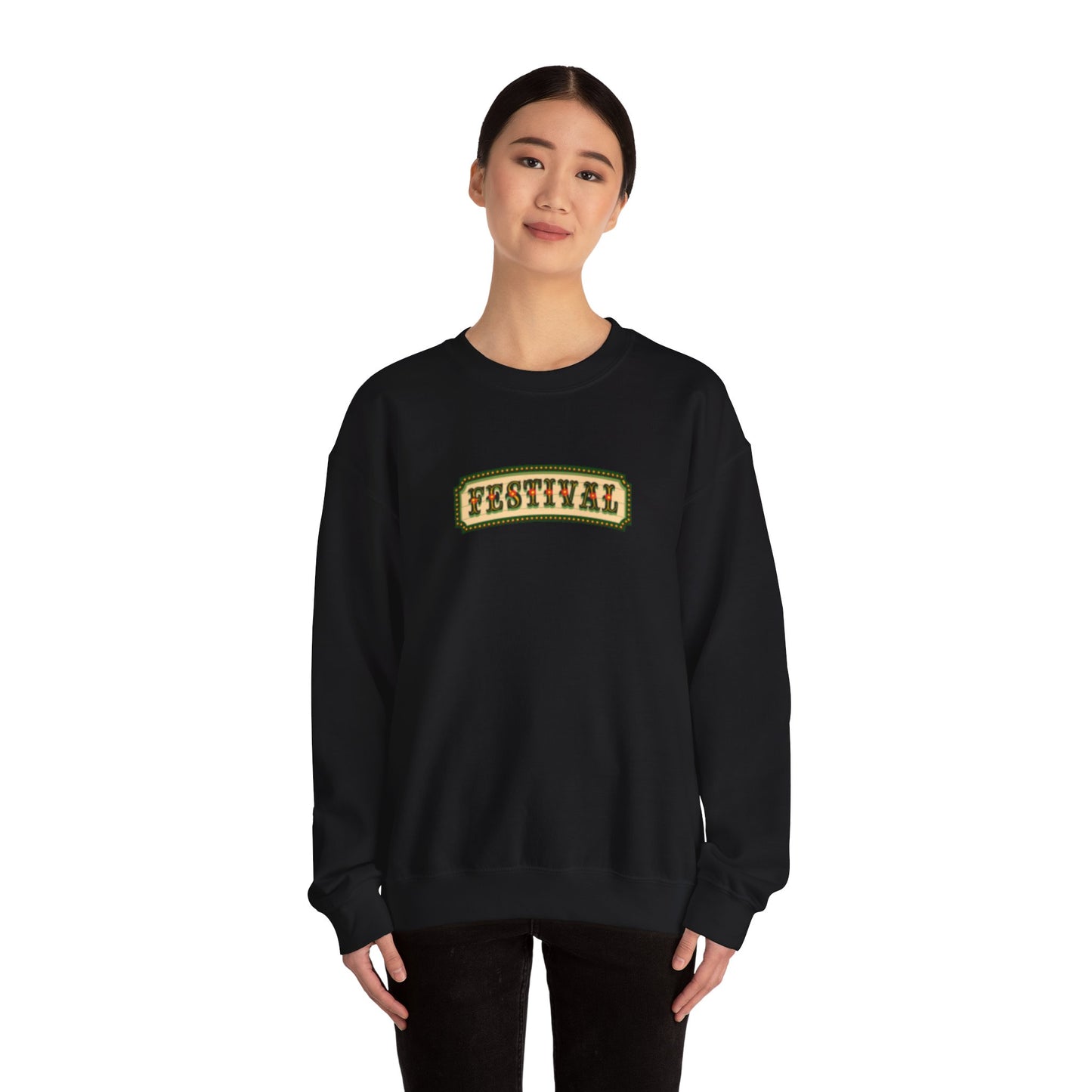 Festival Christmas Unisex Heavy Blend™ Crewneck Sweatshirt