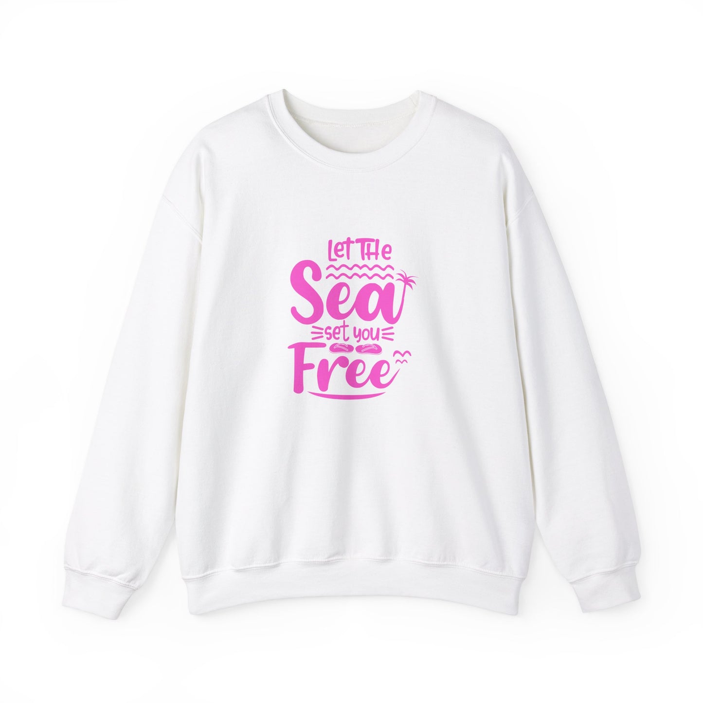 Let the Sea Set You Free Unisex Heavy Blend™ Crewneck Sweatshirt