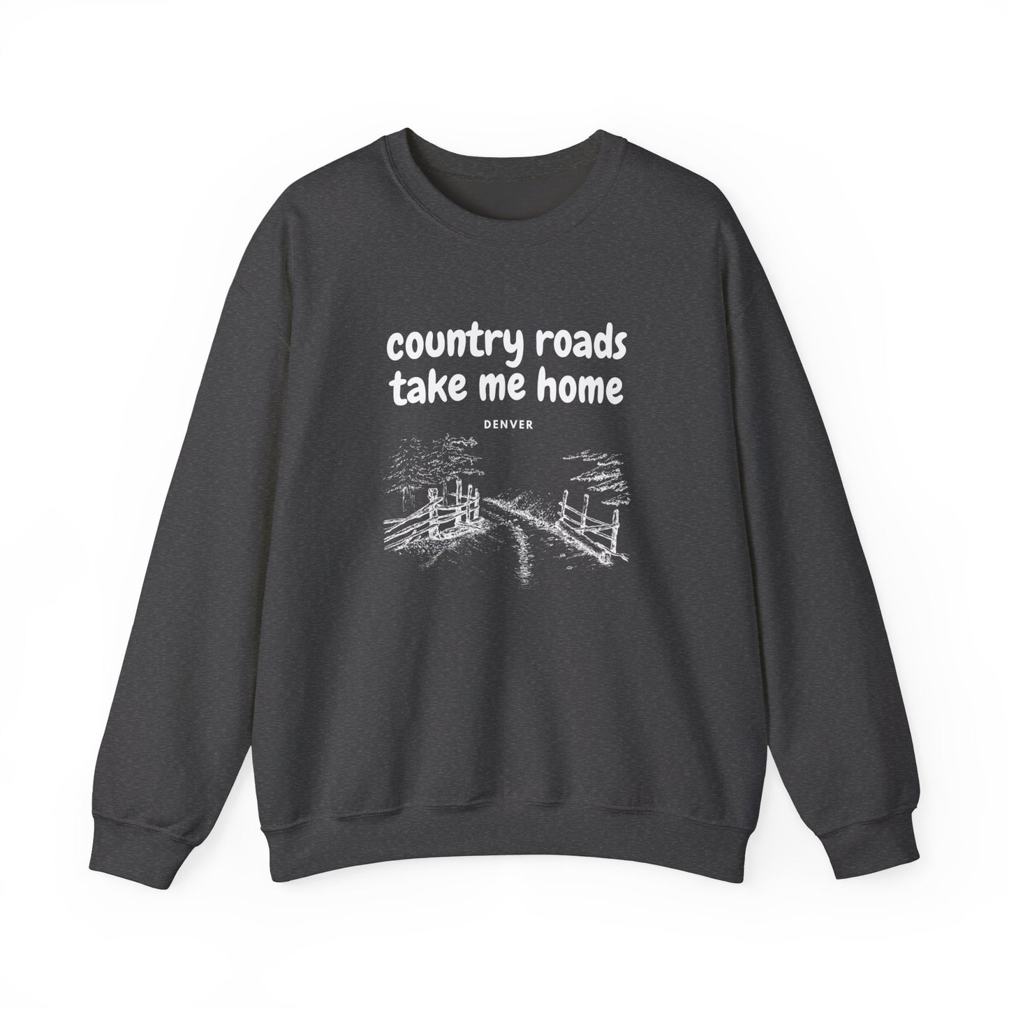 Country Roads Unisex Heavy Blend™ Crewneck Sweatshirt