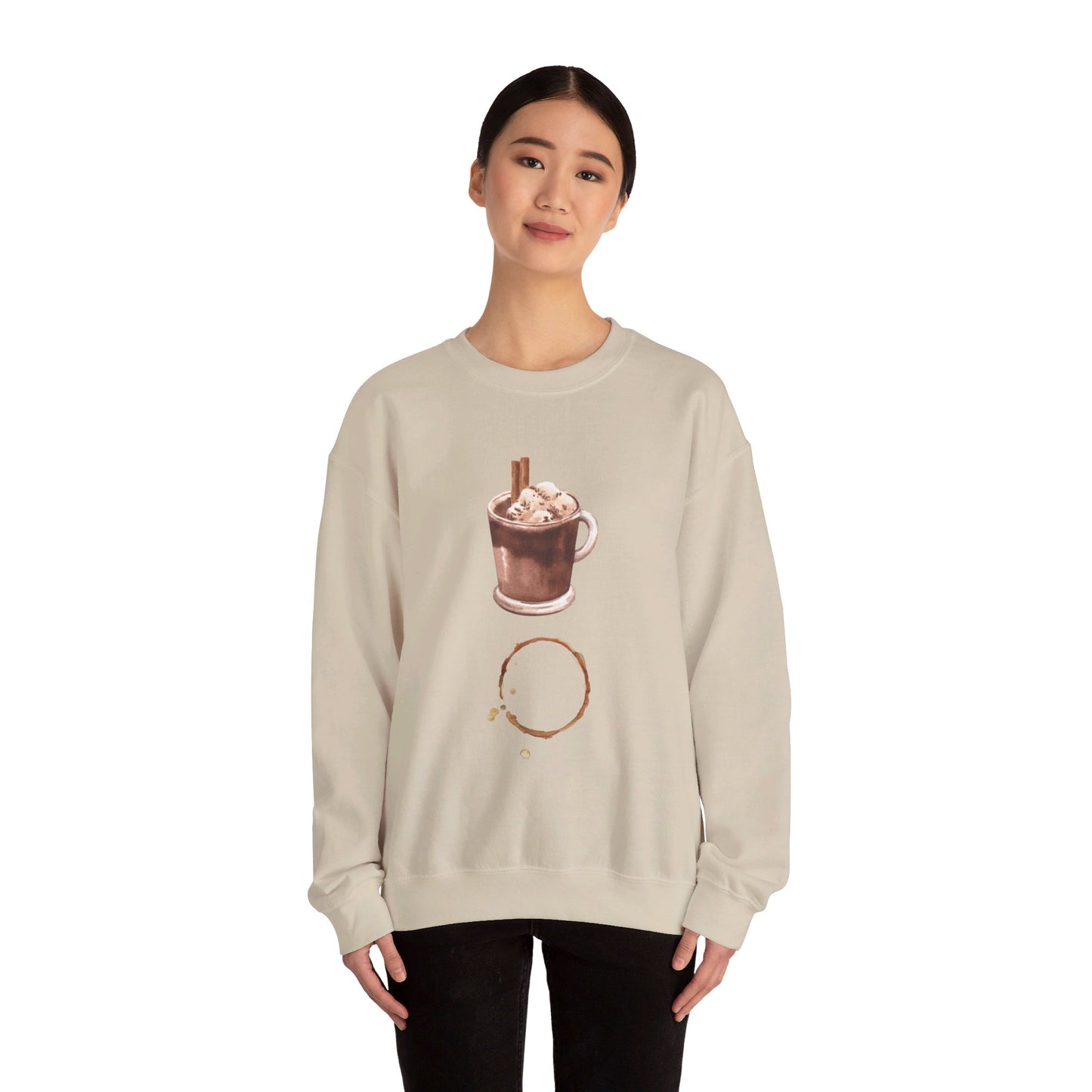 Coffee Stain Unisex Heavy Blend™ Crewneck Sweatshirt