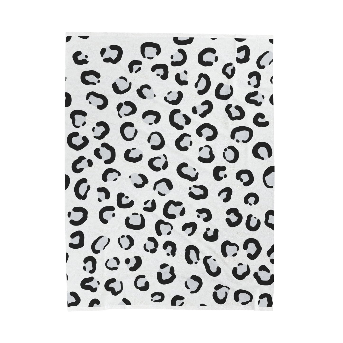 Snow Leopard Velveteen Plush Blanket