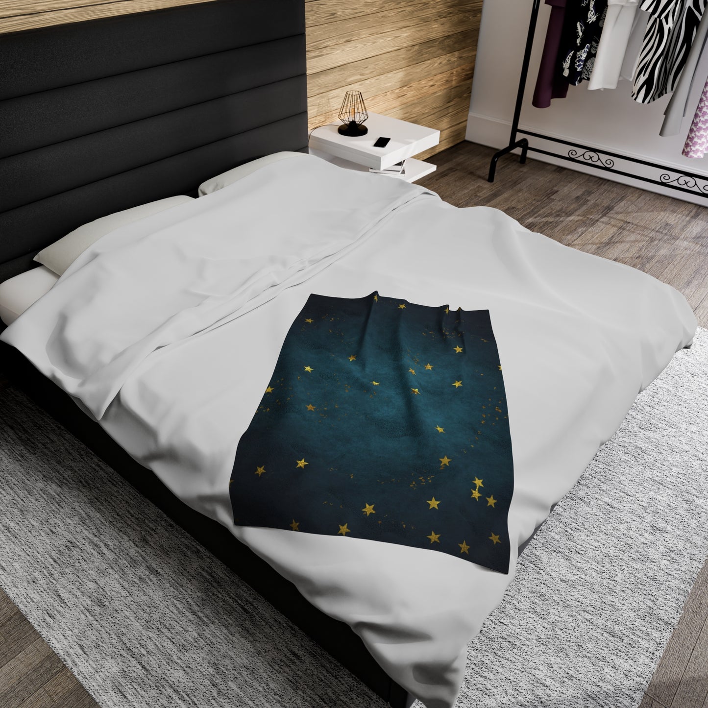 Stars Velveteen Plush Blanket