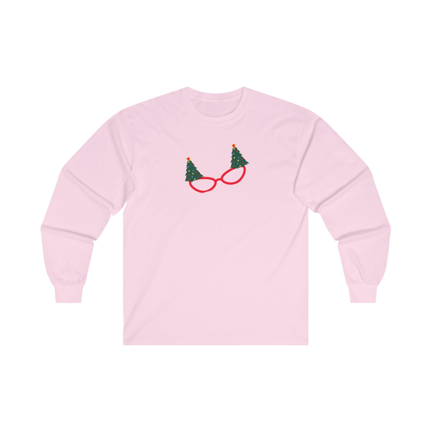 Cat Eye Christmas Unisex Ultra Cotton Long Sleeve Tee